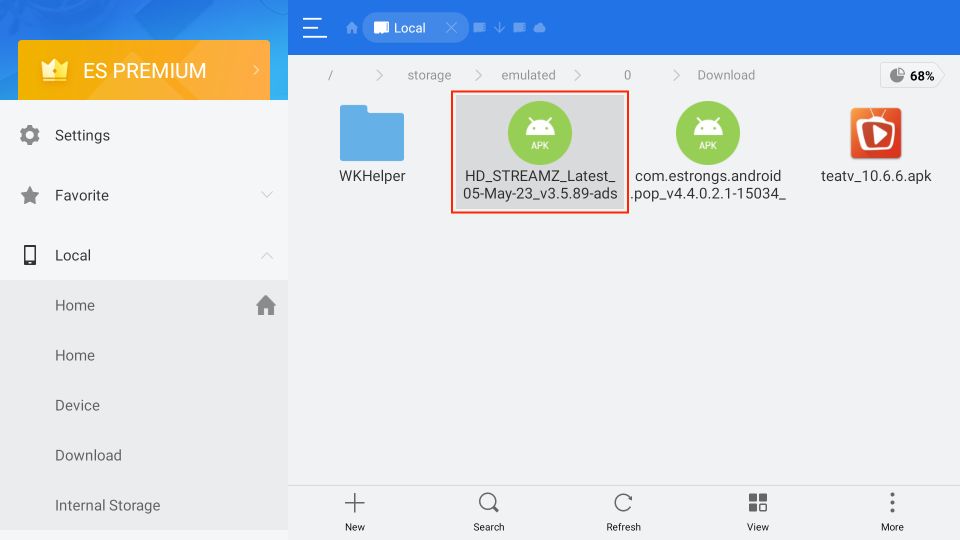 hd streamz apk