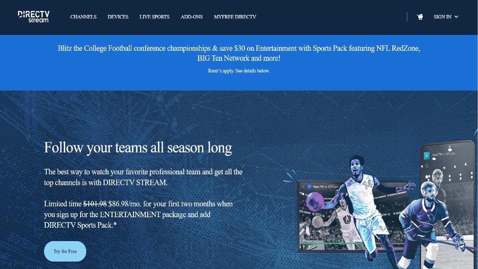 direct tv stream